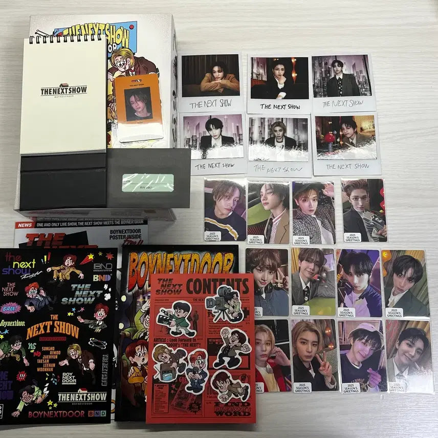 보이넥스트도어 2025 시즌그리팅 다이어리 제외 풀박 보넥도 시그