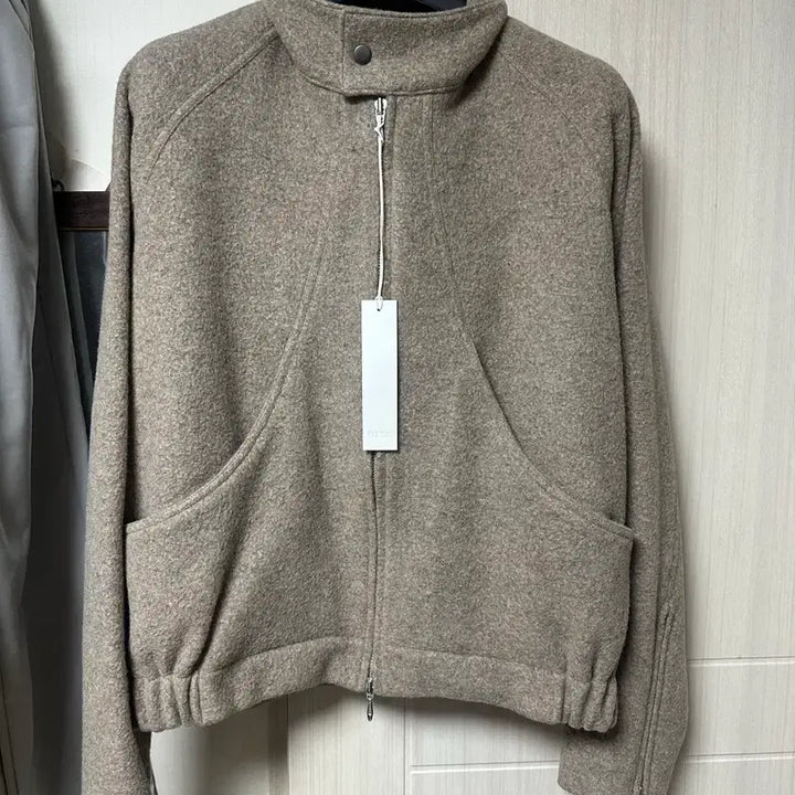 [BUNJANG] ETCE Curve Wool Biker Jacket - L Size / ETCE 커브울 바이커자켓 L사이즈