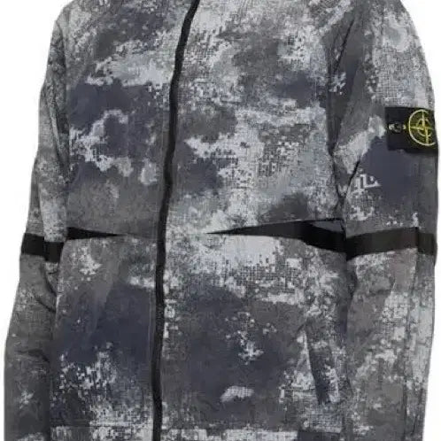 [BUNJANG] Stone Island Dissolving Grid Camo Jacket / [S] 스톤아일랜드 24ss 디졸빙 그리드 카모 온 에코닐 자켓