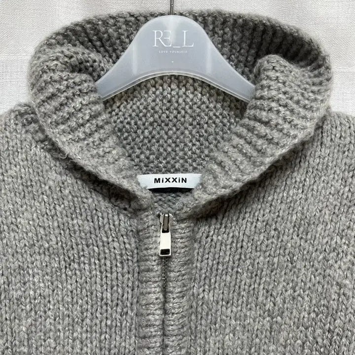 [BUNJANG] Oversized Rabbit Knit Zip-up / 오버핏 토끼 니트 집업(고퀄리티)