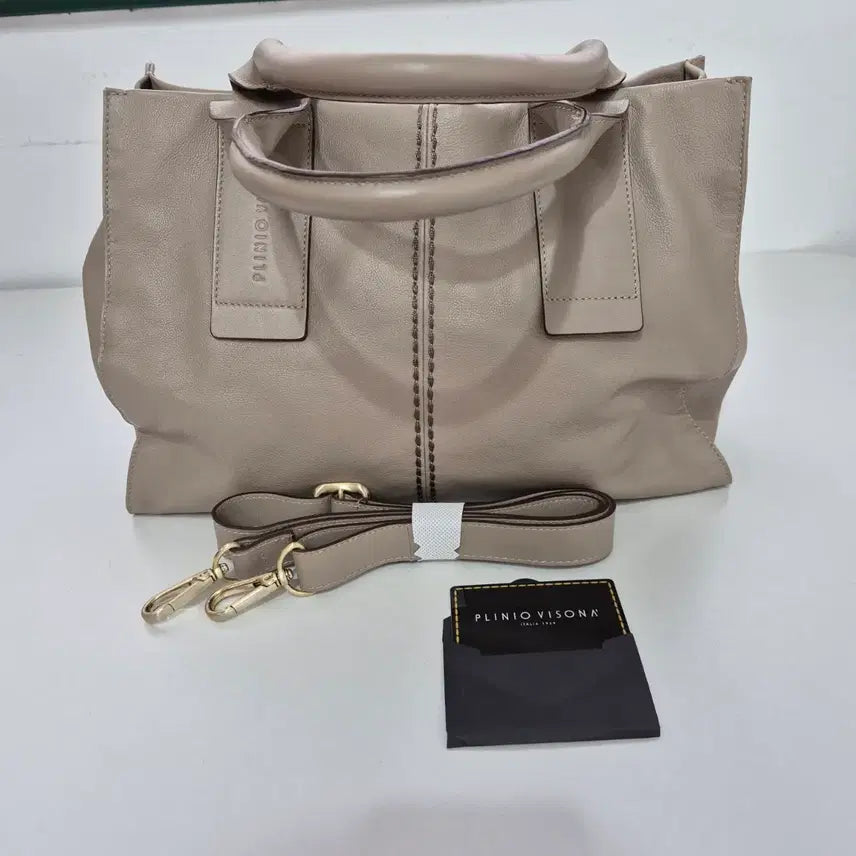 [BUNJANG] Pleats Please Issey Miyake Pleats Please Tote Bag / 플리니오 비조나 송아지가죽 토트백