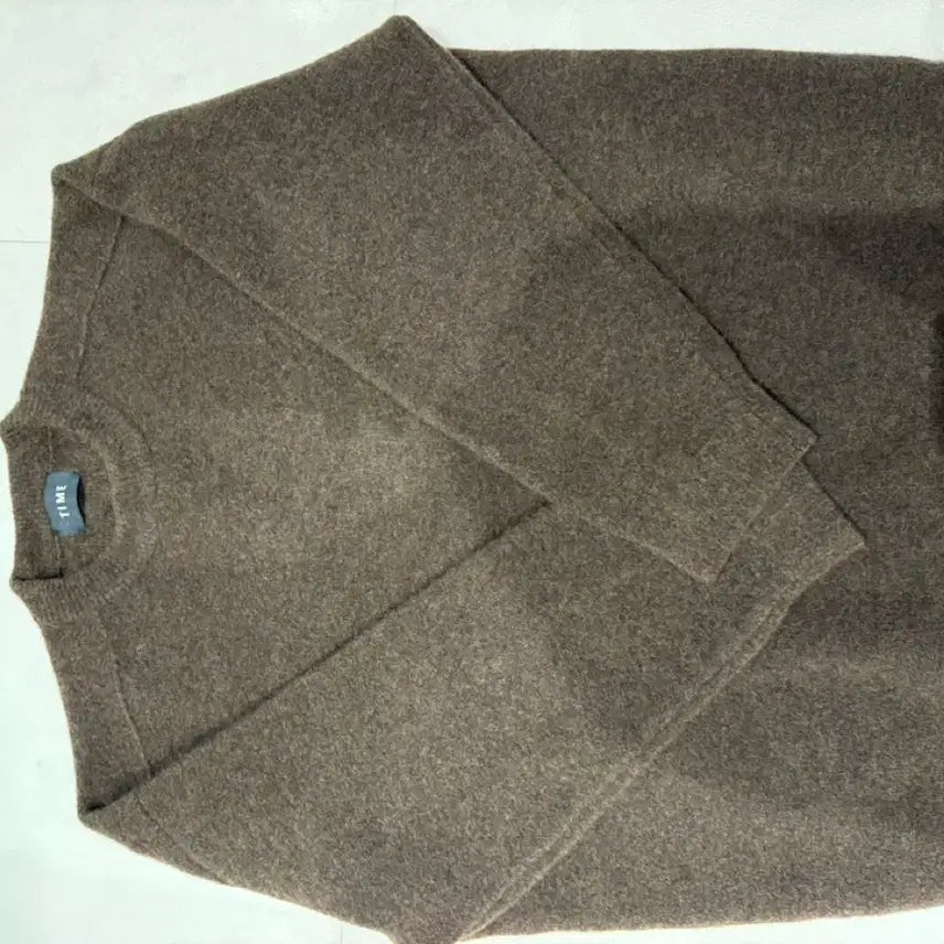 [BUNJANG] TIME HOMME 24FW Brown Knit 105 / 타임옴므 24fw 브라운니트 105 새상품 판매합니다