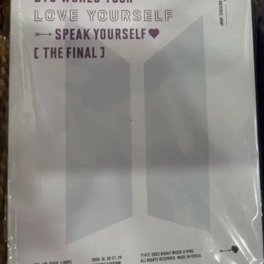 방탄소년단 스픽콘 DVD