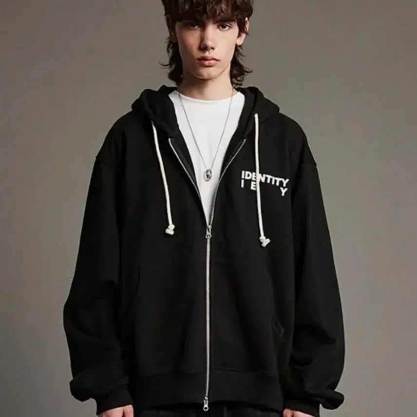 [BUNJANG] IEY Logo Hoodie / [L(105)] 이에이 iey 로고 후디 후드집업