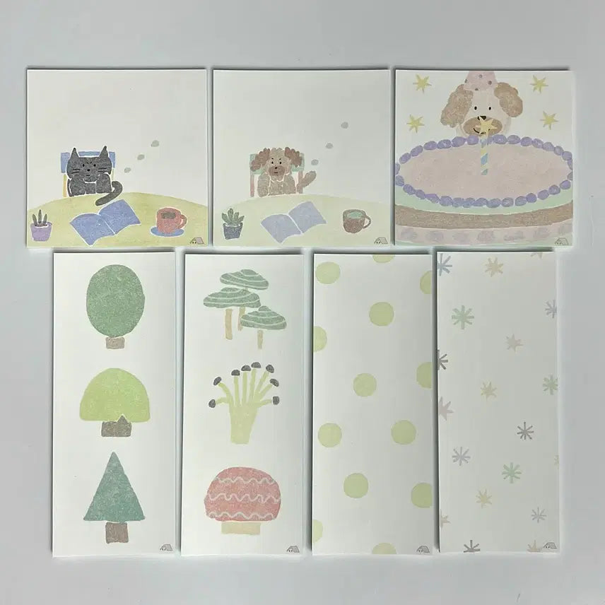 [BUNJANG] ZARA ZAM Tteokme Bundle Set Memo Pad / *11종세트*자파점 떡메 떡메띵 떡메모지