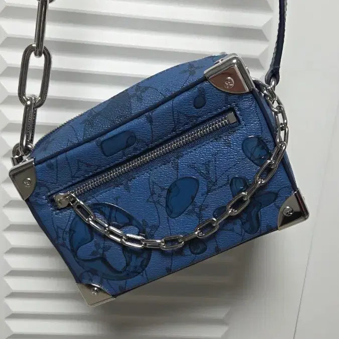 [BUNJANG] Louis Vuitton Virgil Abloh Mini Soft Trunk Messenger Bag / 루이비통 버질아블로 물방울 미니소프트 트렁크메신져백/크로스백 상태좋음