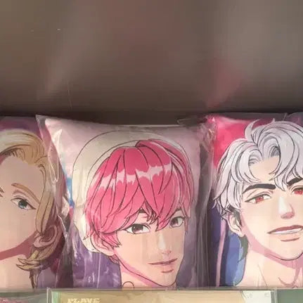 플레이브 삼왜 미니 쿠션 미개봉 일괄