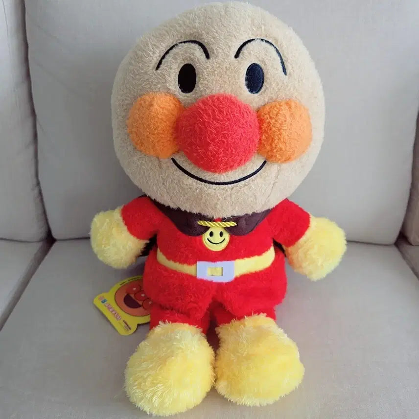 [BUNJANG] Hoppangman Plush Doll (35cm) / 호빵맨 보들보들 봉제인형(35cm)