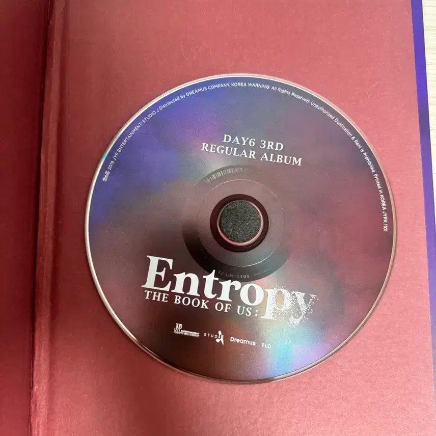 데이식스 엔트로피 개봉앨범
