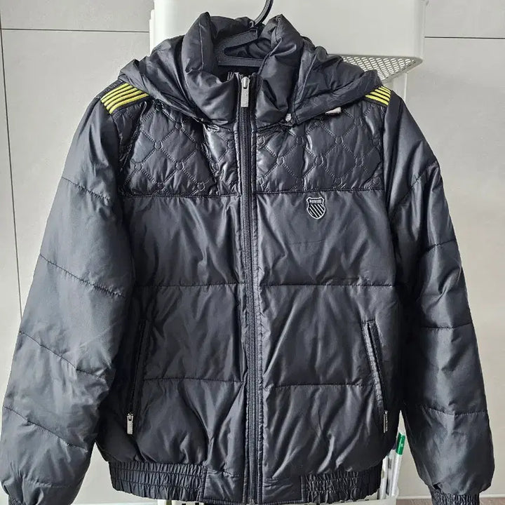 [BUNJANG] K-Swiss Black Lightweight Padded Jacket / 케이스위스 블랙 경량 패딩  상태 굿!!
