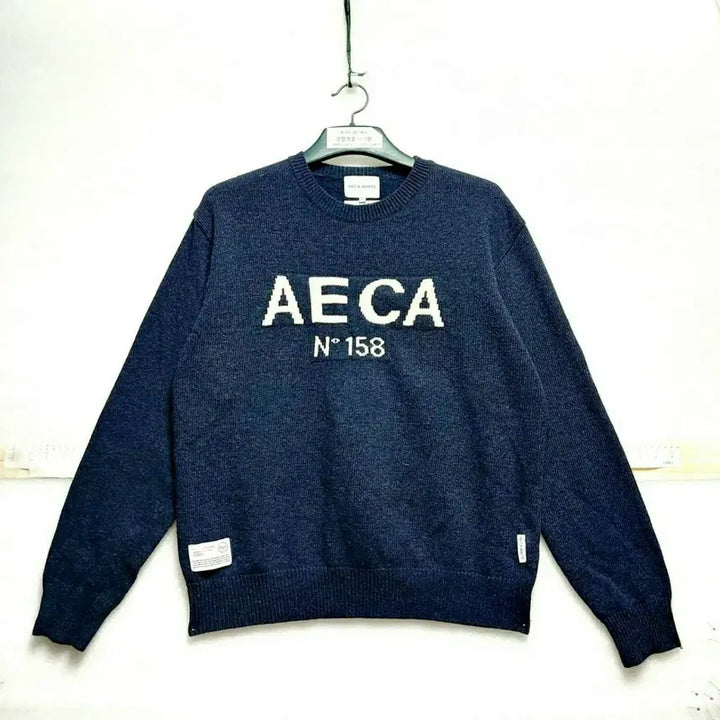 [BUNJANG] Aeka White Knit Sweater / 에이카화이트 니트100-105/남녀공용