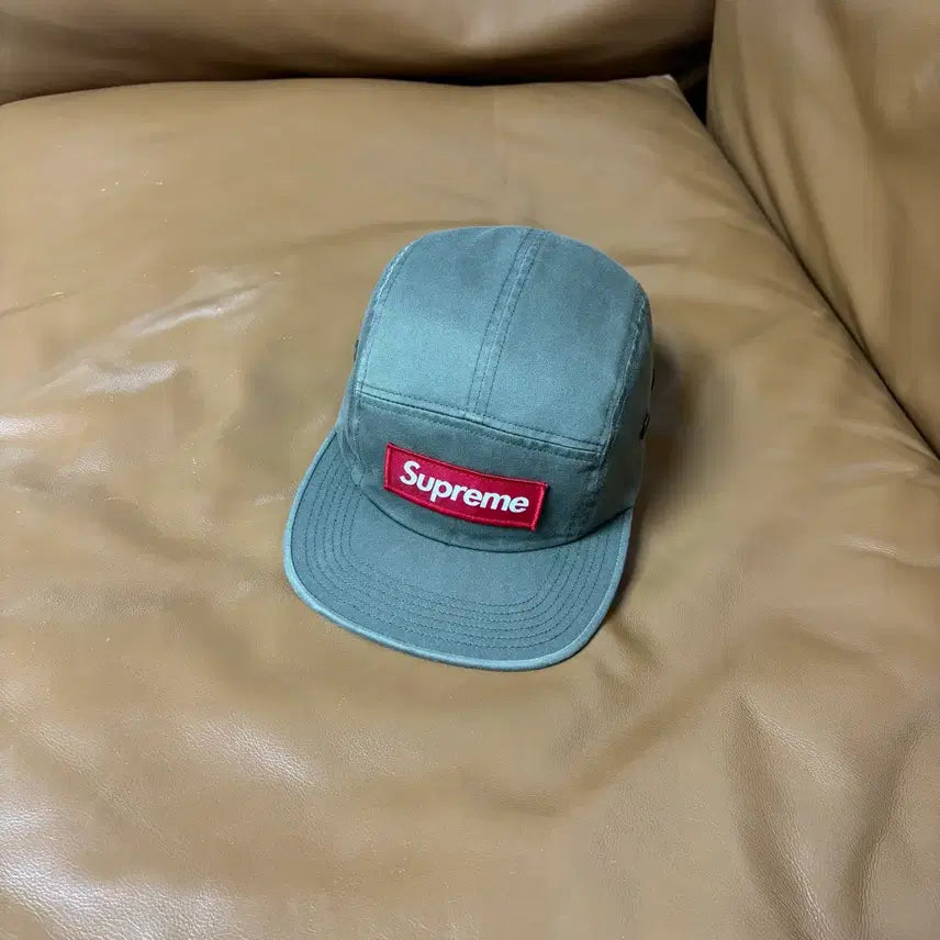 [BUNJANG] Supreme Military Camp Cap Hat / 슈프림 캠프캡 모자 박스로고 밀리터리 카키