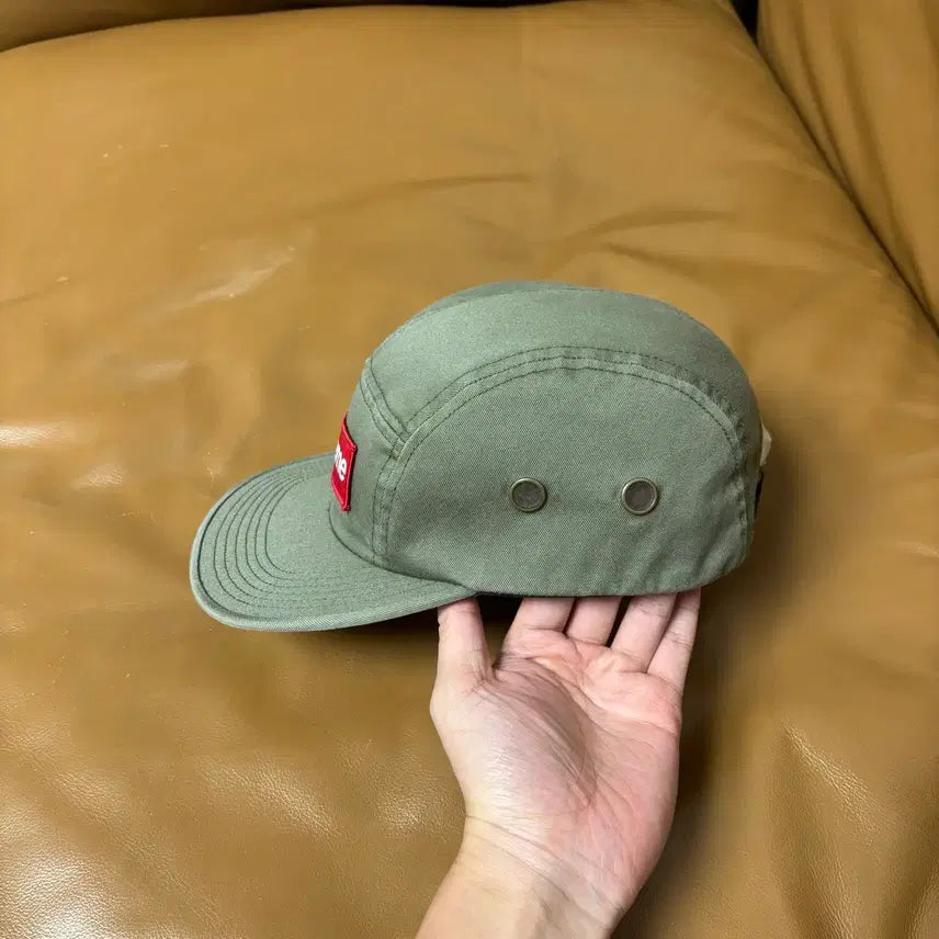 [BUNJANG] Supreme Military Camp Cap Hat / 슈프림 캠프캡 모자 박스로고 밀리터리 카키