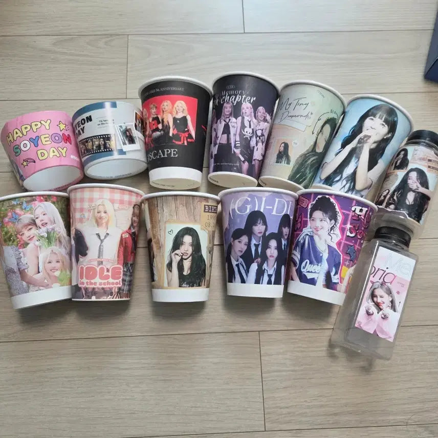 아이들 생카 뎁카 컵홀더 소연 생카 보틀