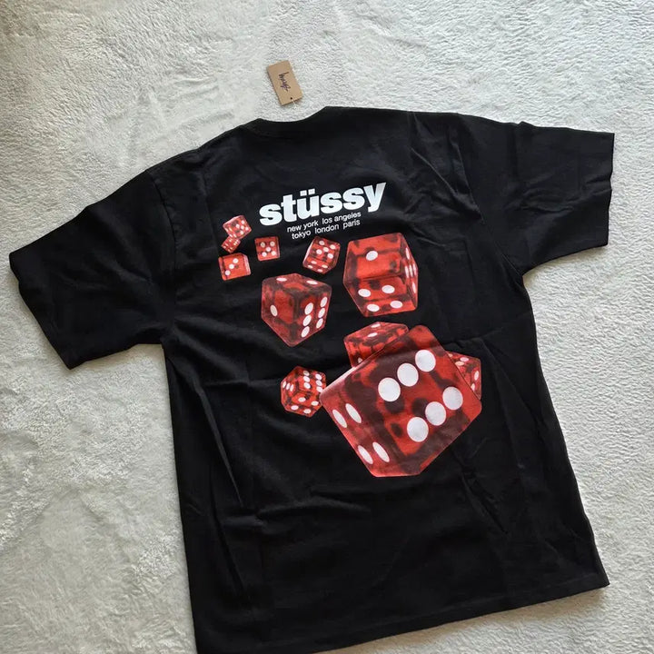 [BUNJANG] Stussy Rollers T-shirt Black / 스투시 Rollers 롤러스 티셔츠 블랙