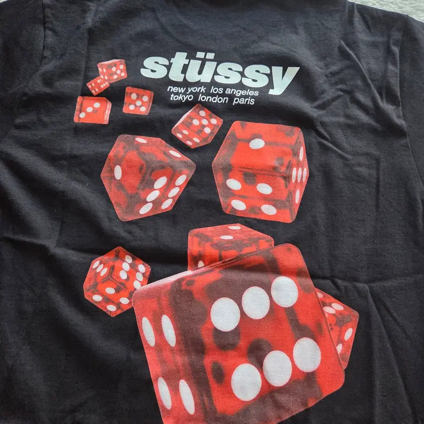 [BUNJANG] Stussy Rollers T-shirt Black / 스투시 Rollers 롤러스 티셔츠 블랙