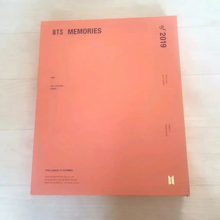 bts 방탄소년단 2019 메모리즈 dvd