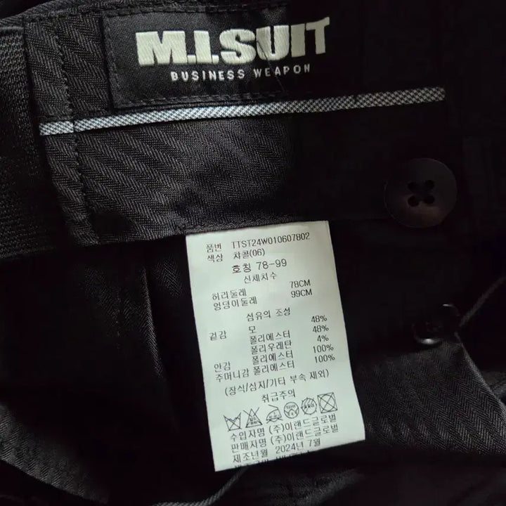 [BUNJANG] M.I. Suit Charcoal Suit Set / 엠아이수트 정장 세트 차콜