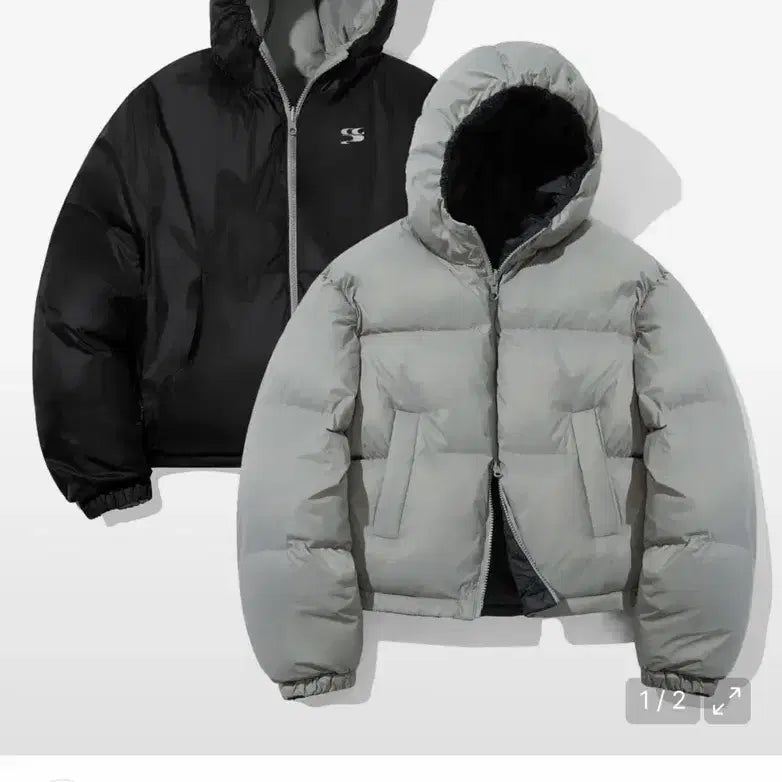 [BUNJANG] Code:Graphy Reversible Padded Jacket (Size M) / 코드그라피 리버시블 패딩(M사이즈)