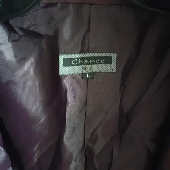 [BUNJANG] Women's Burgundy Glossy Half Jacket - Size L / 버건디 광택 여성 하프자켓 L