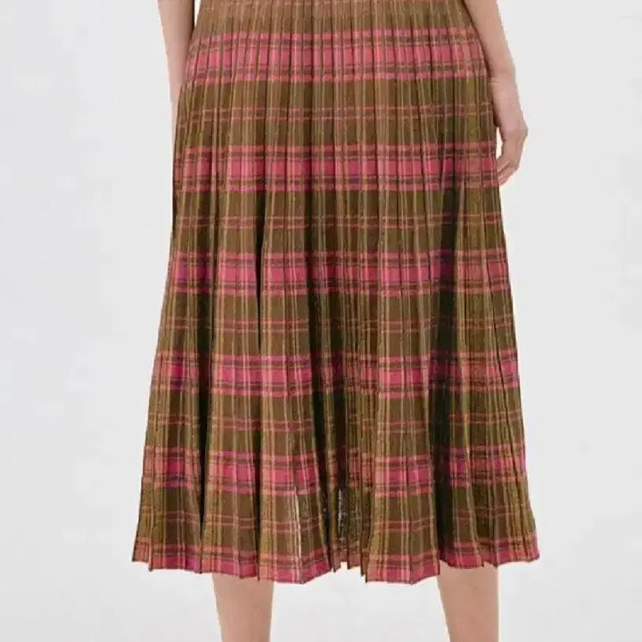 [BUNJANG] System Pleated Long Skirt / 시스템한섬 주름플리츠 롱치마