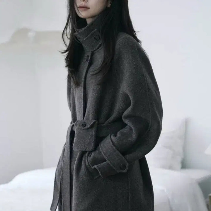 [BUNJANG] Yoonsul Shop Herringbone Coat - Size 1 / 새상품급) 윤슬샵 헤링본 코트 1사이즈