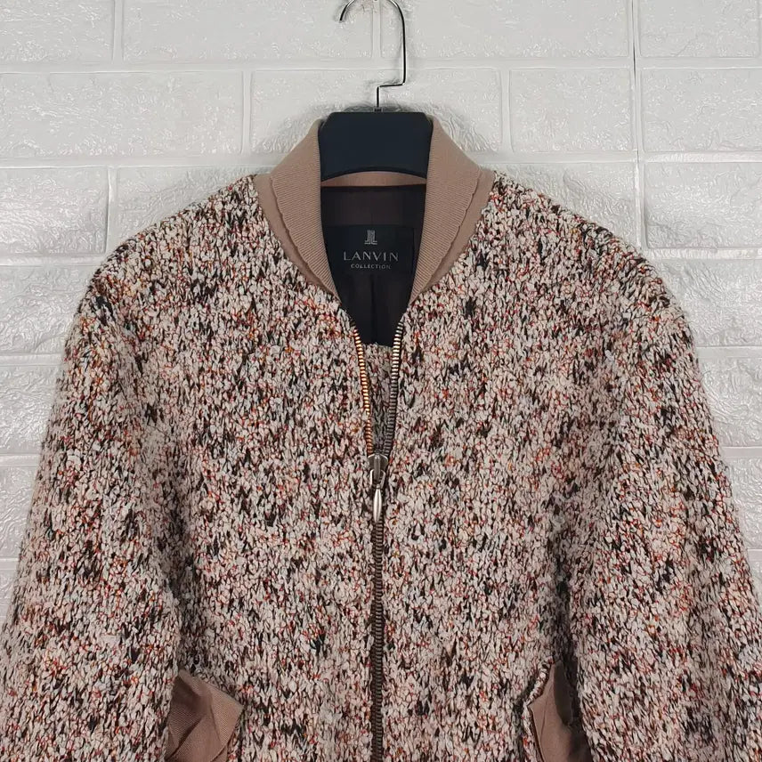 [BUNJANG] Lanvin Tweed Blouson Jacket / [55]랑방 트위드 블루종 점퍼