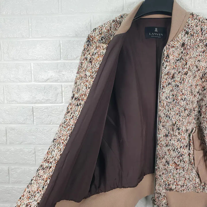 [BUNJANG] Lanvin Tweed Blouson Jacket / [55]랑방 트위드 블루종 점퍼