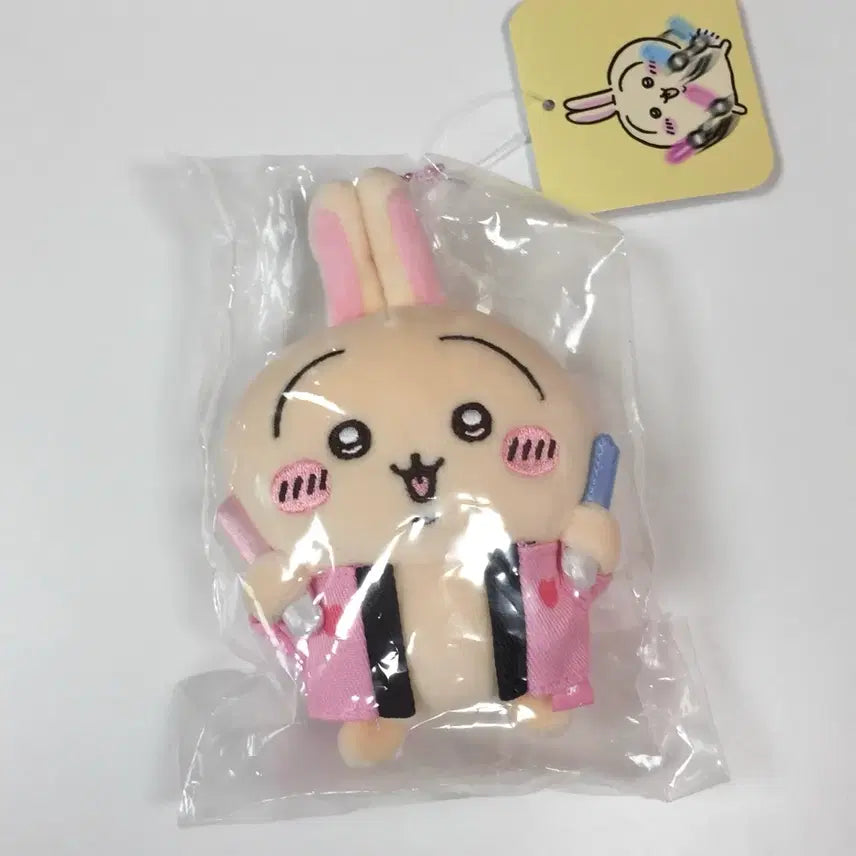 [BUNJANG] Usagi Chiikawa Mascot Keyring / 오타쿠 팬라이트 응원봉 우사기 치이카와 인형 마스코트 키링