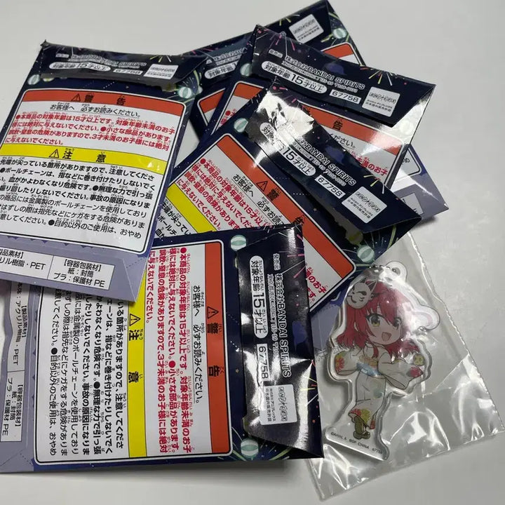 [BUNJANG] Bocchi the Rock Kuji Acrylic Keyring Bundle Set / 봇치더락 쿠지 L상 아크릴 키링 일괄 내수용