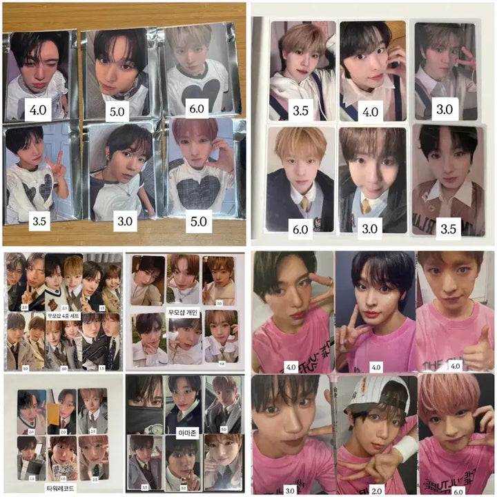 엔시티 위시 중국 전시회 이즈위 시온리쿠유우시재희료사쿠야 포카 분철