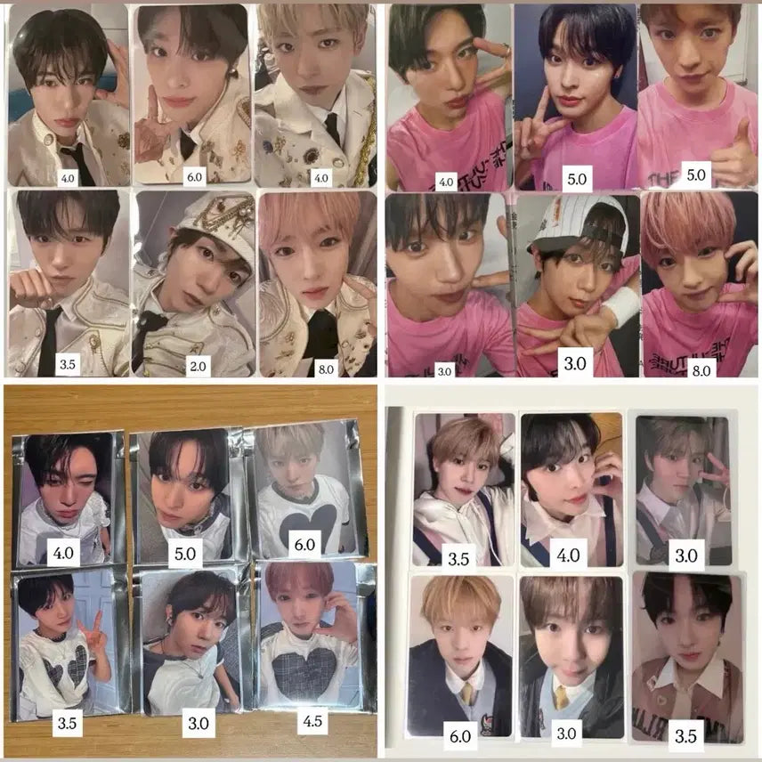 [SOLD OUT] 엔시티 위시 중국전시회이즈위sm일본회장시온리쿠유우시재희료사쿠야 포카 분철