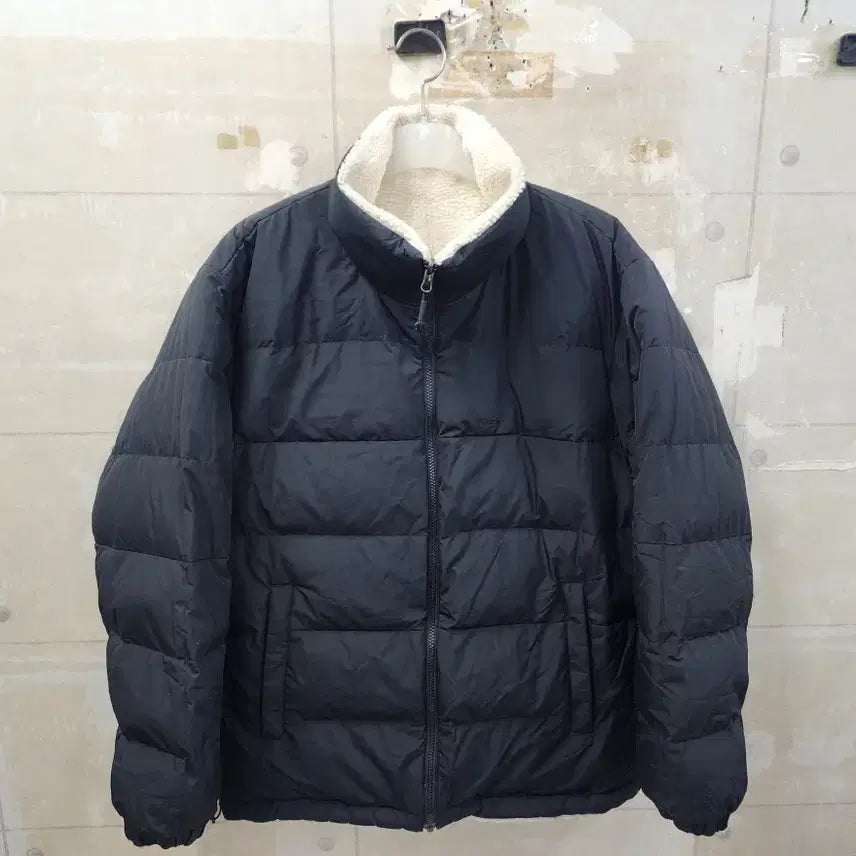 [BUNJANG] Nepa Reversible Goose Down Fleece Jacket (Size 100) / 네파 정품 남성 리버시블 구스다운 플리스 점퍼/100/상태우수