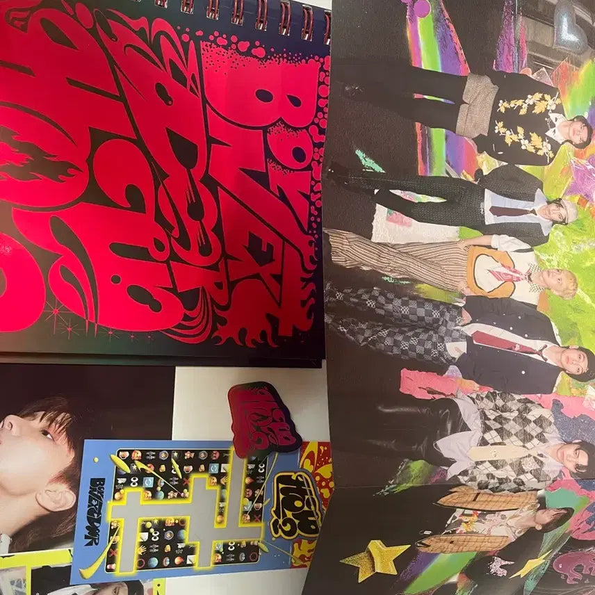 보이넥스트도어 How? 앨범 구성품 포카제외 일괄 특전 뱃지 포함