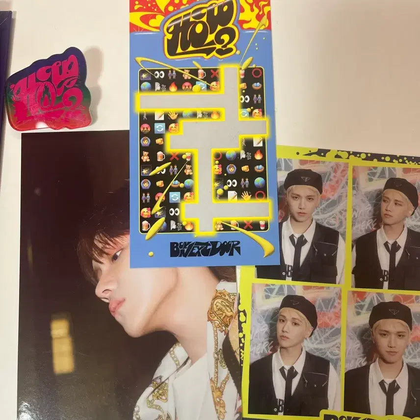 보이넥스트도어 How? 앨범 구성품 포카제외 일괄 특전 뱃지 포함