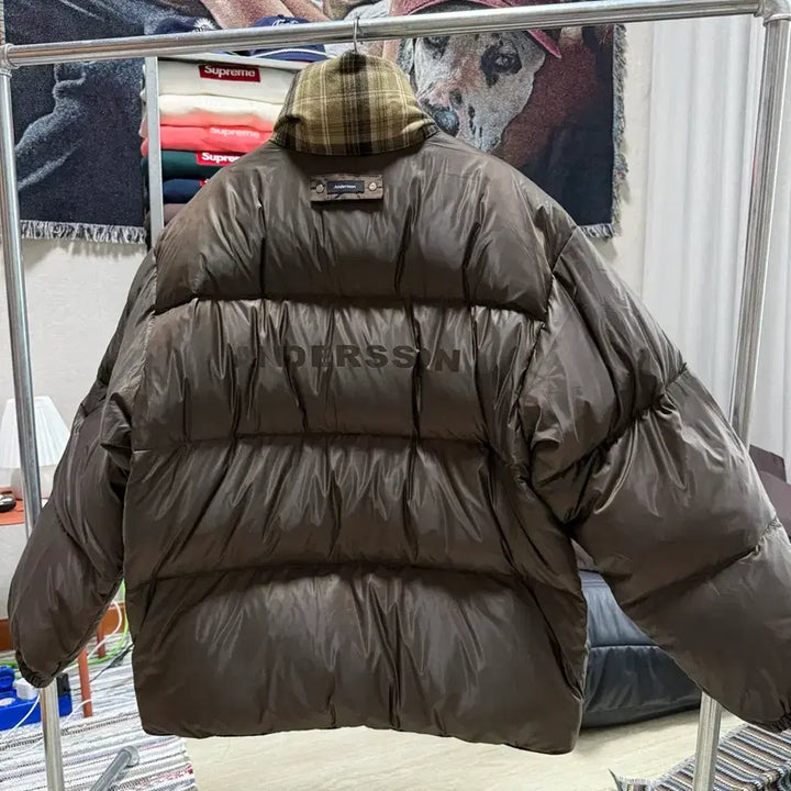 [BUNJANG] Andersson Bell Reversible Check Padded Jacket / 앤더슨벨 리버시블 체크 패딩