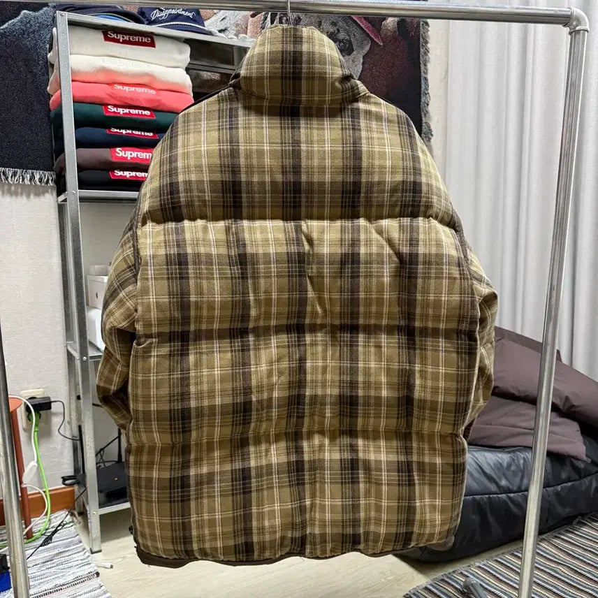 [BUNJANG] Andersson Bell Reversible Check Padded Jacket / 앤더슨벨 리버시블 체크 패딩