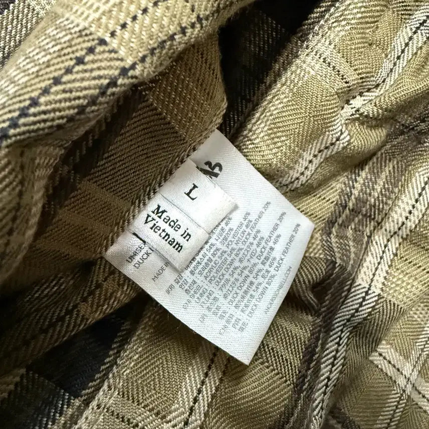 [BUNJANG] Andersson Bell Reversible Check Padded Jacket / 앤더슨벨 리버시블 체크 패딩