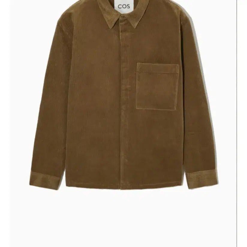 [BUNJANG] Cos Utility Style Corduroy Overshirt Brown S / 코스 유틸리티 스타일 코듀로이 오버셔츠 브라운 S