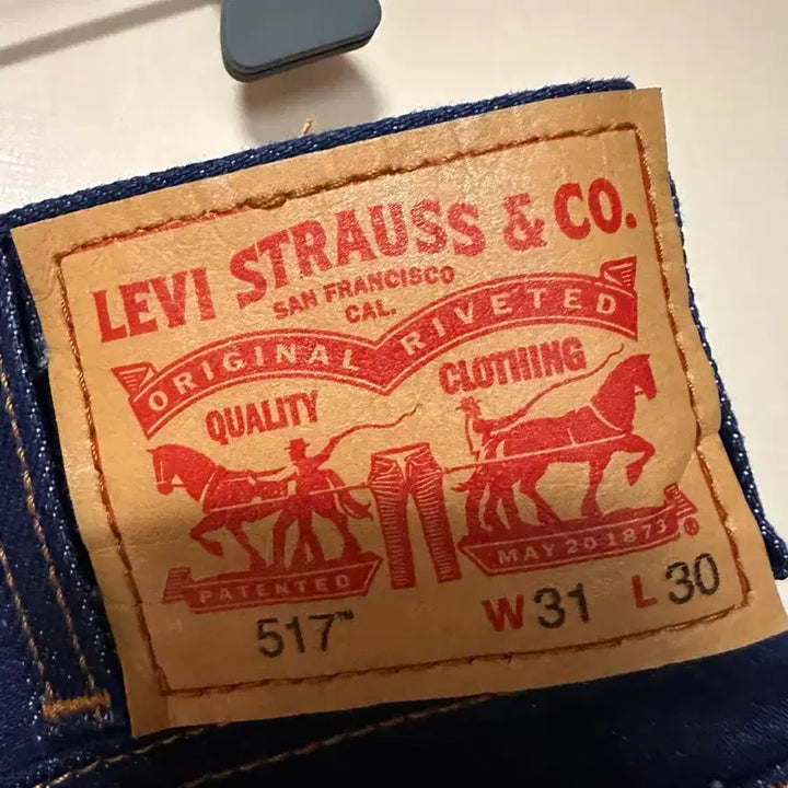[BUNJANG] Levi's 517 Dark Blue Bootcut Jeans / 31x30)리바이스 517 DARK BLUE 부츠컷
