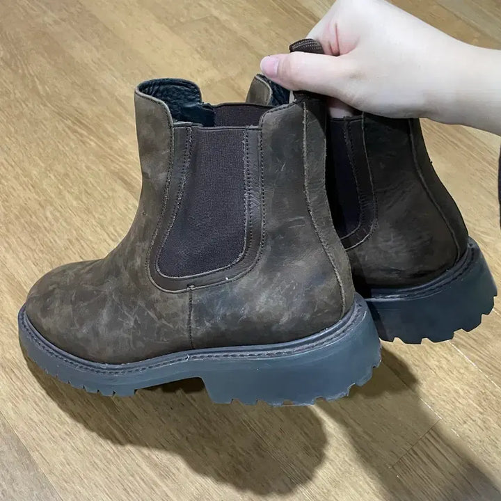 [SOLD OUT] Thursday Boot 번트 브라운 가죽 첼시 부츠 275