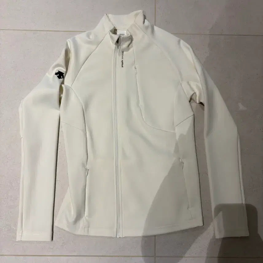 [BUNJANG] Descente Women's Zip-up Jacket Ivory S / 데상트 여성 짚업 자켓 아이보리 S