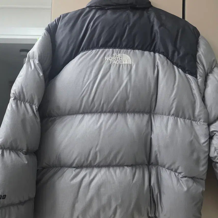 [BUNJANG] The North Face Silver Nuptse Jacket / 급처) 노스페이스 눕시 센터로고 실버 95