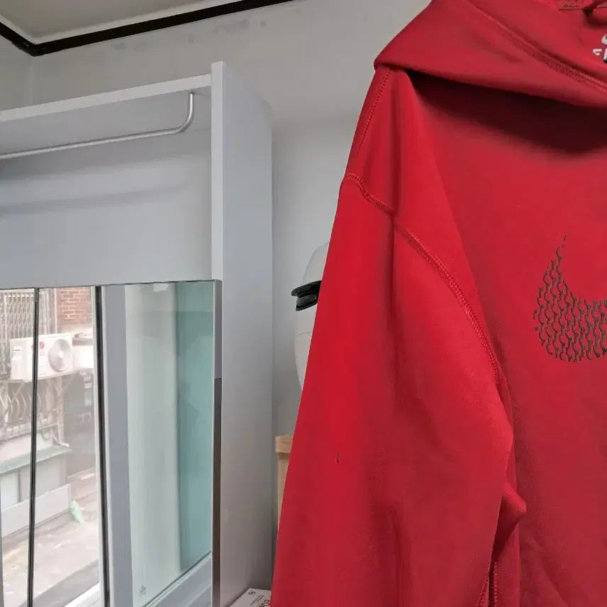 [BUNJANG] Nike Dri-FIT THERMA-FIT Hoodie / 나이키 드라이핏 THERMA-FIT 후드티 레드