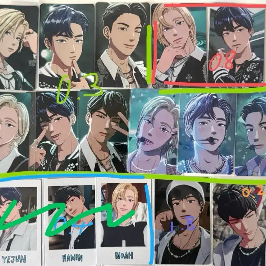 플레이브 콘서트 포카 미공포 포카팩 앙콘 노아 예준 하민 5만포카