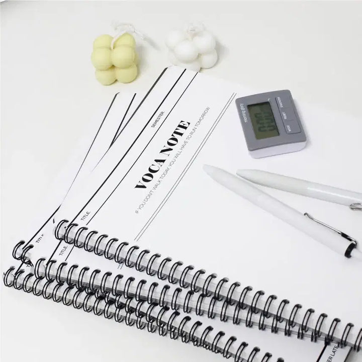 [BUNJANG] Manet A4 Spring Notebook / 마넷 A4 단어장 스프링 노트