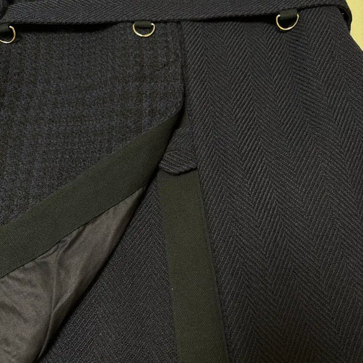 [BUNJANG] Sacai Mens Houndstooth Mixed Wool Trench Coat / Sacai Mens 19FW 하운스투스 믹스매치 울 트렌치 코트