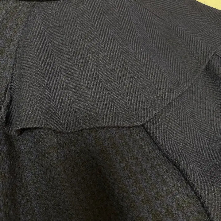 [BUNJANG] Sacai Mens Houndstooth Mixed Wool Trench Coat / Sacai Mens 19FW 하운스투스 믹스매치 울 트렌치 코트