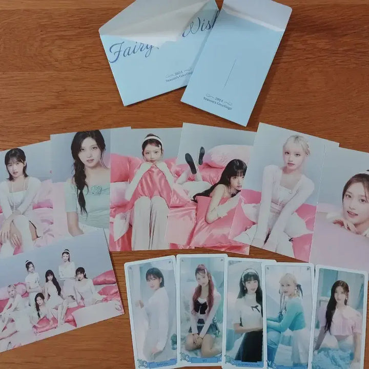 2024 아이브 페어리위시 시즌그리팅 중 엽서와 위시카드만