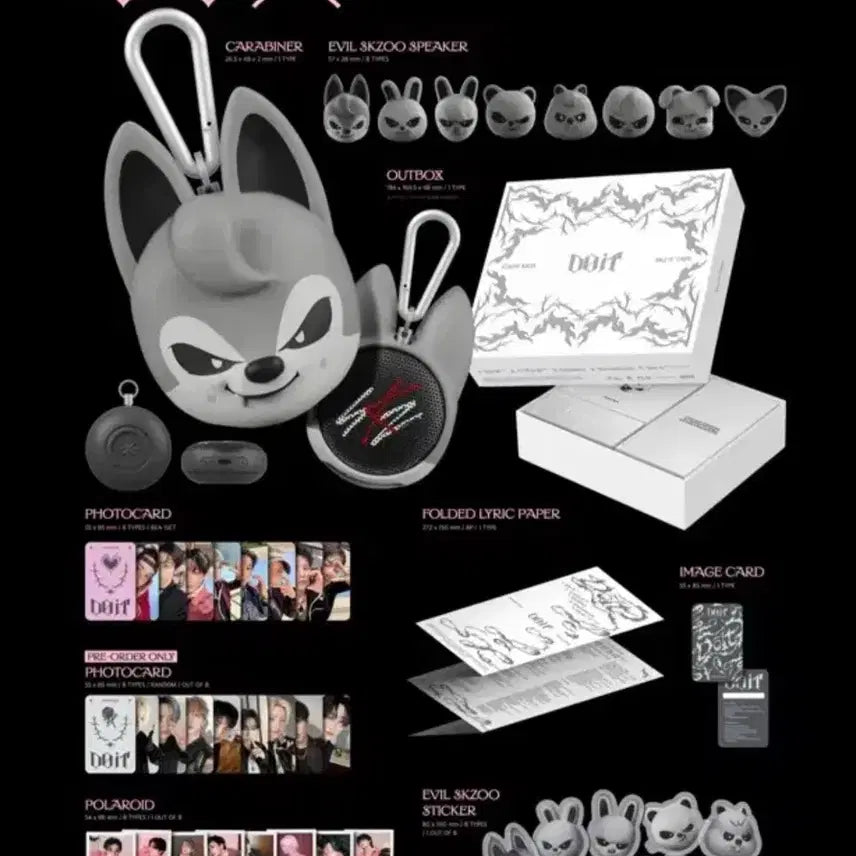 스키즈 DO IT EVIL 미개봉 스피커앨범 (BbokAri)
